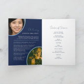 追悼式ハート楕円形フォトブルーpro プログラム (内部)