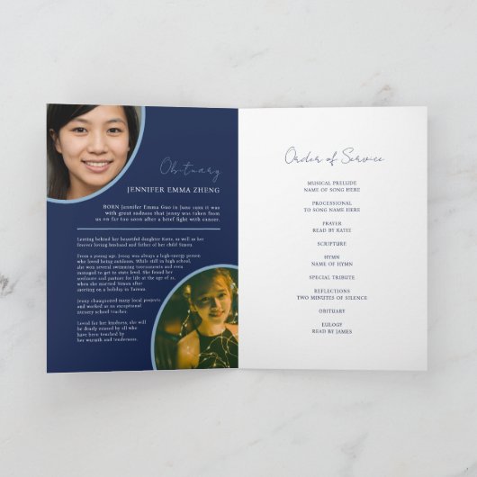 追悼式ハート楕円形フォトブルーpro プログラム (内部)