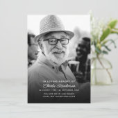 追悼式プログラムを愛して 招待状 (スタンド正面)