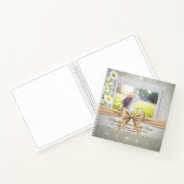 追悼式ベージュボウデイジー写真集 ノートブック (内部)