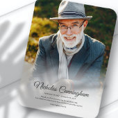 追悼式モダンのクラシックシンプル写真 マグネット