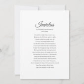 追悼式モダンクラシックシンプル写真詩 サンキューカード (裏面)