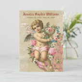 追悼式ヴィンテージエビクトリアンンジェルデス 案内状 (スタンド正面)