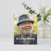 追悼式写真トリビュート ポストカード (スタンド正面)