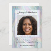 追悼式写真 サンキューカード (正面/裏面)