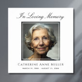 追悼式写真 広場 追憶の tribute ポスター