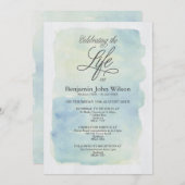 追悼式招待状 招待状 (正面/裏面)