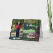 追悼式案内カード カード (正面)