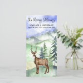 追悼式祈りの言葉カードウッドランドディアハンター (スタンド正面)