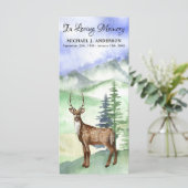 追悼式祈りの言葉カードウッドランドディアー (スタンド正面)