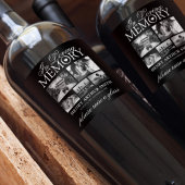 追悼式 |グラスの思い出を上げる ワインラベル