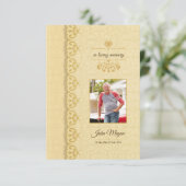 追悼式 プログラム テンプレート (スタンド正面)