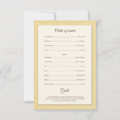 追悼式 プログラム テンプレート (裏面)