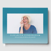 追悼式 |写真エレガントモダン ゲストブック (正面)