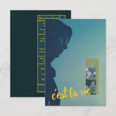 追悼式 招待状 (正面/裏面)