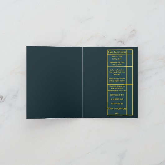 追悼式 案内状 (内部)