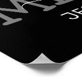 追悼式 葬儀 写真 ポスター (角)