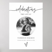 追悼式 記念看板 ポスター (正面)