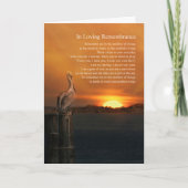 追悼悔やみや弔慰コースタルシー海 カード (正面)