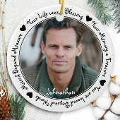 追悼悔やみや弔慰記念撮影 セラミックオーナメント