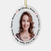 追悼悔やみや弔慰記念撮影 セラミックオーナメント (右)