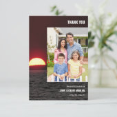 追悼感謝カード 招待状 (スタンド正面)