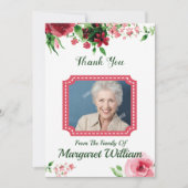 追悼感謝カード 招待状 (正面)