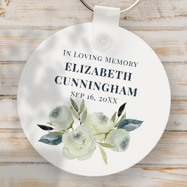 追悼水モダン色フローラ キーホルダー