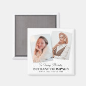 追悼特集の写真 マグネット (正面/裏面)