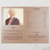 追悼番組テンプレートチラシ (裏面)