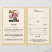 追悼番組テンプレートチラシ チラシ (裏面)