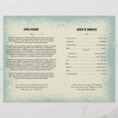 追悼番組テンプレート (裏面)