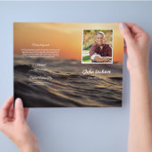 追悼番組テンプレート チラシ (手)