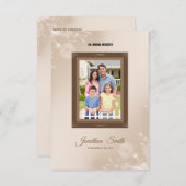 追悼番組テンプレート 招待状 (正面/裏面)