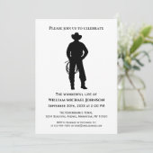 追悼白黒カウボーイ投げ縄 招待状 (スタンド正面)