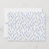 追悼葬式モダンシンプルシックフローラフラワー サンキューカード (裏面)