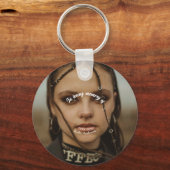 追悼記念の追記の愛情の記憶で キーホルダー (裏面)