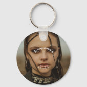 追悼記念の追記の愛情の記憶で キーホルダー (裏面)