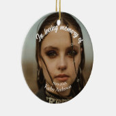 追悼記念の追記の愛情の記憶で セラミックオーナメント (右)