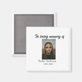 追悼記念の追記の愛情の記憶で マグネット (正面/裏面)