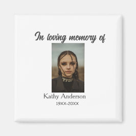 追悼記念の追記の愛情の記憶で マグネット