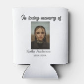 追悼記念の追記の愛情の記憶で 缶クーラー (裏面)