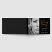 追悼記念モダン葬儀 ゲストブック (全面)