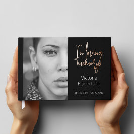 追悼記念モダン葬儀 ゲストブック