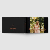 追悼記念モダン葬儀 ゲストブック (全面)