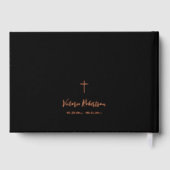 追悼記念モダン葬儀 ゲストブック (裏面)