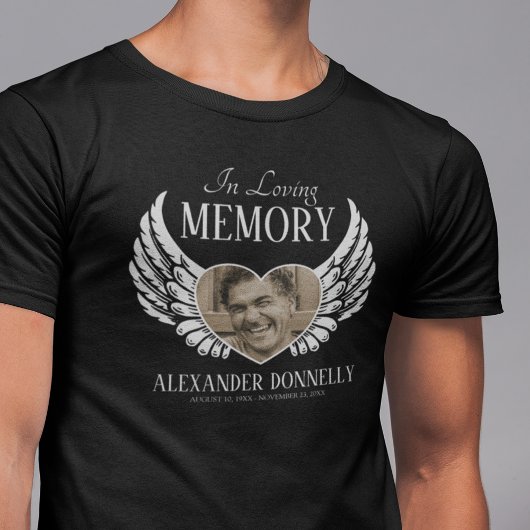 追悼記念写真 Tシャツ