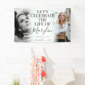 追悼記念撮影の前後 横断幕 (インサイチュ)