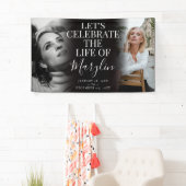 追悼記念撮影の前後 横断幕 (インサイチュ)