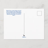 追悼記念日のはがき ポストカード (裏面)